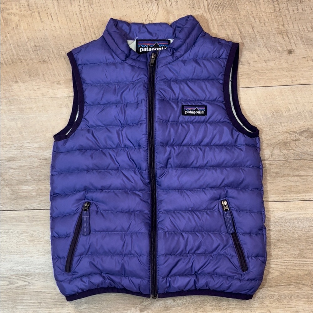 Patagonia Kids Purple Puffer Vest